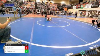 78 lbs Rr Rnd 2 - Liberty Hunt, Heat vs Timber Perkins, Caney Valley Wrestling