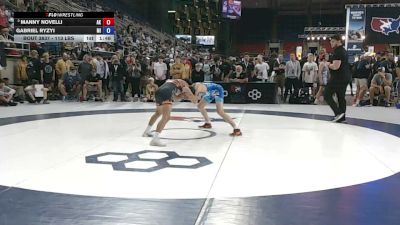 113 lbs Champ. Rd Of 128 - Manny Novelli, Alaska vs Gabriel Ryzyi, Michigan