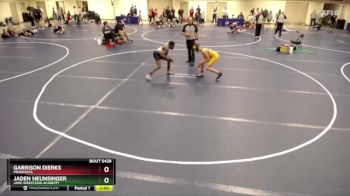 114 lbs Cons. Semi - Garrison Dierks, Minnesota vs Jaden Neunsinger, JARO Wrestling Academy