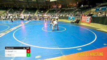 157 lbs Round Of 16 - Gabriel Russell, Coweta Tiger Wrestling vs Eli Maier, RT Elite, WI
