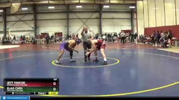 197 lbs Cons. Round 1 - Elias Chen, Williams College vs Jett Tancsik, Rhode Island College