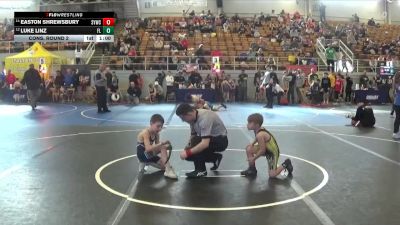 60 lbs Cons. Round 2 - Easton Shrewsbury, Sidney Youth Wrestling Club vs Luke Linz, St Gertrude
