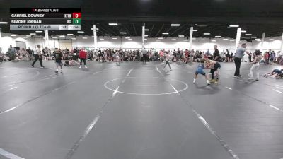 52 lbs Round 1 (6 Team) - Simone Jordan, BC Iron vs Gabriel Downey, Xtreme Team White