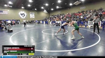 126 lbs Cons. Round 3 - Esteban Armenta, Mayfair vs Brody Denham, Royal