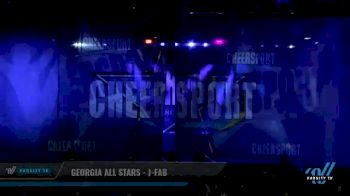 Georgia All Stars - J-Fab [2021 L3 Junior - D2 - Small - B Day 2] 2021 CHEERSPORT National Cheerleading Championship