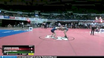 138 lbs Semis (4 Team) - Grayson Cahill, Cox vs Jackson Grandel, Delaware Military Acad (DE)