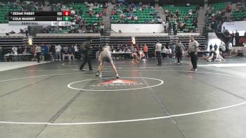 6A 113 lbs Semifinal - Zedak Pabst, Pell City vs Cole Massey, Calera
