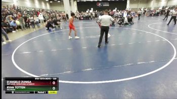 120 lbs Quarterfinal - Ryan Totten, Michigan vs D`Angelo Zuniga, NXT Level Wrestling Academy