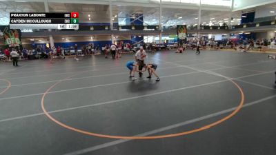 106 lbs Cons. Round 2 - Praxton LaBonte, Unattached vs Cayden McCullough, Unattached