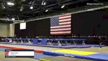 Tyse Love - Tumbling, Elmwood - 2021 USA Gymnastics Championships