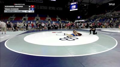 170 lbs Cons. Sub-rd Of 16 - Alexandra Zimmerer, CO vs Tegan O'Connor, OK