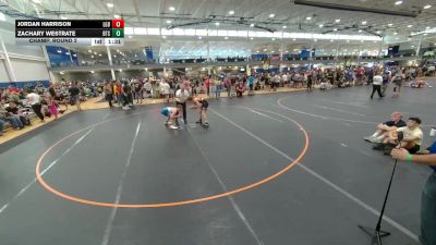 132 lbs Champ. Round 2 - Zachary Westrate, Unattached vs Jordan Harrison, Lake Gibson Braves