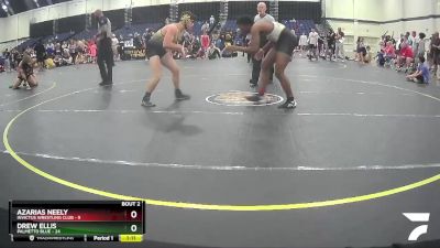 155 lbs Quarterfinals (8 Team) - Azarias Neely, Invictus Wrestling Club vs Drew Ellis, Palmetto Blue