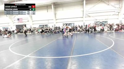 187 lbs Placement (4 Team) - Lucas Loyola, Santas Misfits vs Trenton Lewis, Wyoming Force