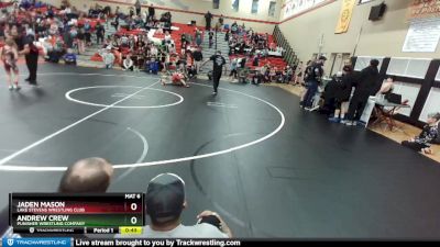 86 lbs Cons. Round 3 - Jaden Mason, Lake Stevens Wrestling Club vs Andrew Crew, Punisher Wrestling Company