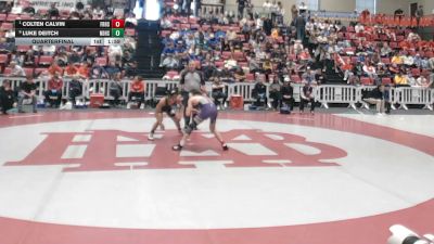 106 lbs Quarterfinal - Colten Calvin, Father Ryan High School vs Luke Deitch, Notre Dame High School