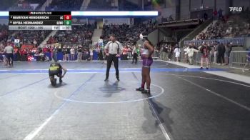 165 lbs Cons. Semi - Myra Hernandez, Garden City Wrestling Club vs Mariyah Henderson, Ark City