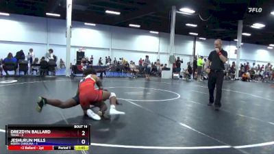 165 lbs Round 5 (6 Team) - Drezdyn Ballard, Texas vs Jeshurun Mills, North Carolina