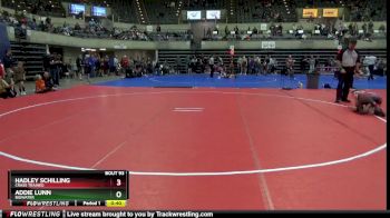 80 lbs 3rd Place Match - Addie Lunn, BigWater vs Hadley Schilling, Crass Trained