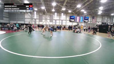 53 kg Cons. Rd Of 32 - Madolin Ripley, USAW Maine East Wrestling Club vs Devlynn Albrecht, Askren Wrestling Academy