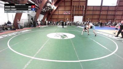 160B lbs Rr Rnd 1 - Ethan Yang, Journeymen vs Rocky Penny, South Side Wrestling Club