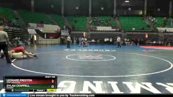 220 lbs Quarterfinal - Dylan Chappell, Hayden vs LEONARD PRESTON, East Limestone