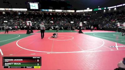 71 lbs Quarterfinal - Howard Jackson, CPWA vs Barrett Braun, WEWA