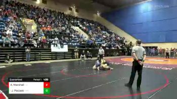 3 lbs Quarterfinal - JJ Pociask, Christiansburg vs AJ Marshall, Culpeper County