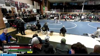 170 lbs Cons. Round 6 - Gunnar Thompson, Flathead vs Canyon Sargent, Sentinal