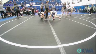 110 lbs Rr Rnd 4 - Kanyon Fryar, Choctaw Ironman Youth Wrestling vs Kross Iwersen, Team Nomad