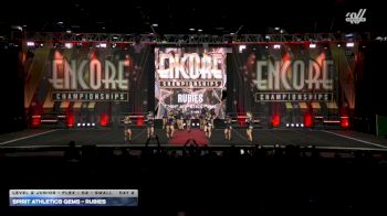 Spirit Athletics Gems - Rubies [2025 L2 Junior - Flex - D2 - Small Day 2] 2025 Encore Grand Nationals