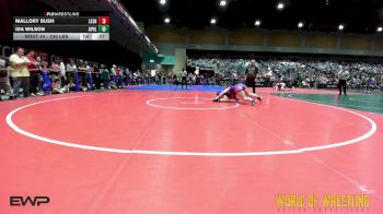 240 lbs Consi Of 8 #2 - Mallory Bush, Lassen vs Ida Wilson, Apollo Mat Club