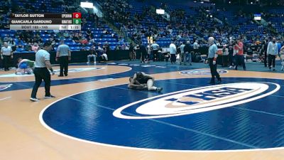 145 lbs Quarterfinal - Taylor Sutton, East Peoria vs Giancarla Garduno, Chicago (St. Ignatius)