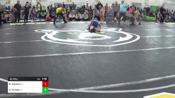 80-B lbs Round 3 - Beau Havers, PA vs Asher Knopp, NY