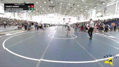 101 lbs Quarterfinal - Casey Mychajlonka, Brawler Elite vs Seneca Barber, Club Not Listed