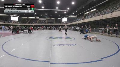 66 lbs Semifinal - Zachary Hernandez, Woodstock vs Lincoln Joyce, Frederick