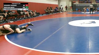 120 lbs Round 1 (16 Team) - Edgardo Vasquez, Mt Zion, Jonesboro vs Braylon Smith, Troup