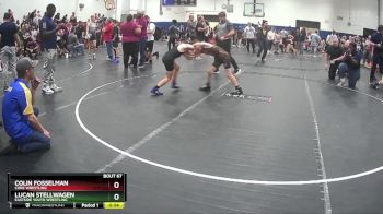 80 lbs 1st Place Match - Lucan Stellwagen, Eastside Youth Wrestling vs Colin Fosselman, Core Wrestling