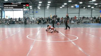 84 lbs Round 3 (12pm Friday) - Kingston Behrooz, Team VA/USA vs Hayes Daniel, Oklahoma Elite