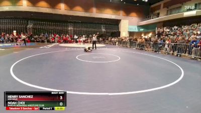 60-64 lbs Round 1 - Henry Sanchez, USA GOLD vs Noah Choi, Rancho Bernardo Wrestling Club