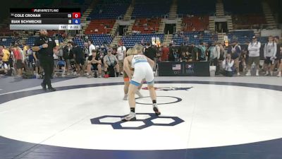 132 lbs Cons. Rd Of 64 - Cole Cronan, California vs Eian Schwecke, Idaho