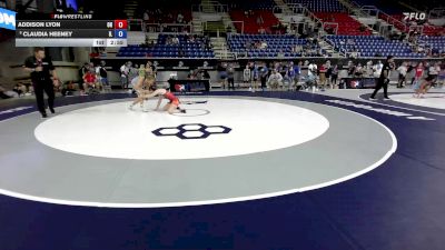 135 lbs Champ. Rd Of 32 - Addison Lyon, OH vs Claudia Heeney, IL