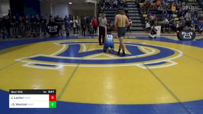 121 lbs Consy 6 - Jacob Layton, Connellsville vs Branden Wentzel, Montoursville