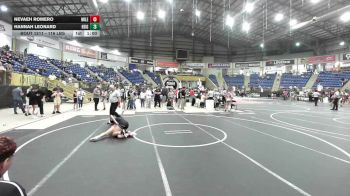 116 lbs Quarterfinal - Nevaeh Romero, Mile High WC vs Hannah Leonard, Heights Wrestling Club MT