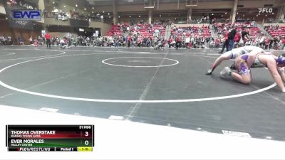 165 lbs Quarterfinal - Ever Morales, Valley Center vs Thomas Overstake, Kansas Young Guns