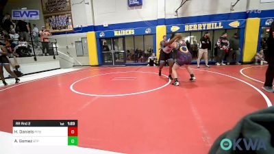 135 lbs Rr Rnd 2 - Heavenly Daniels, Pitbull Wrestling Academy vs Aubrey Gomez, Tulsa Blue T Panthers