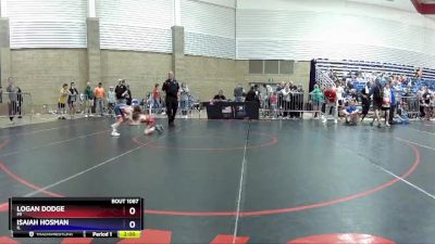 67 lbs Cons. Semi - Logan Dodge, MI vs Isaiah Hosman, IL