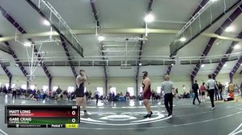 285 lbs Quarterfinal - Gabe Craig, Campbellsville vs Matt Long, Gannon University