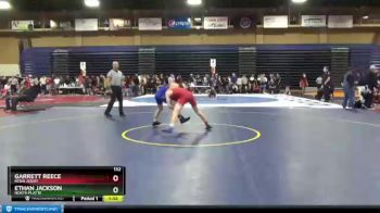 132 lbs Champ. Round 3 - Garrett Reece, Regis Jesuit vs Ethan Jackson, North Platte
