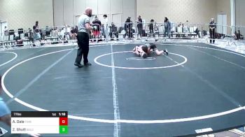 77 lbs Quarterfinal - Aj Dale, Threshold WC vs Zander Shutt, Gold Rush Wr Ac